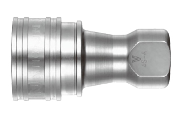 日東工器 SP-VカプラTypeA ステンレス (HNBR) ソケット(おねじ取付用)(●S-V-A)